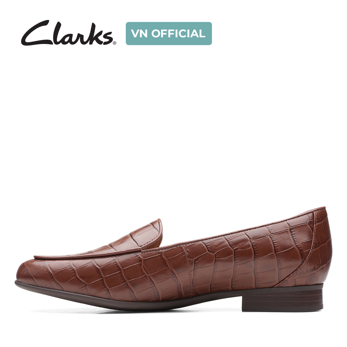 Giày Lười Da Nữ Clarks - Un Blush Ease