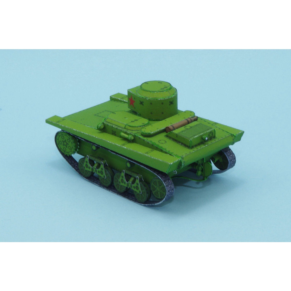 Mô hình giấy 3D xe tank T-37A tỉ lệ 1/72