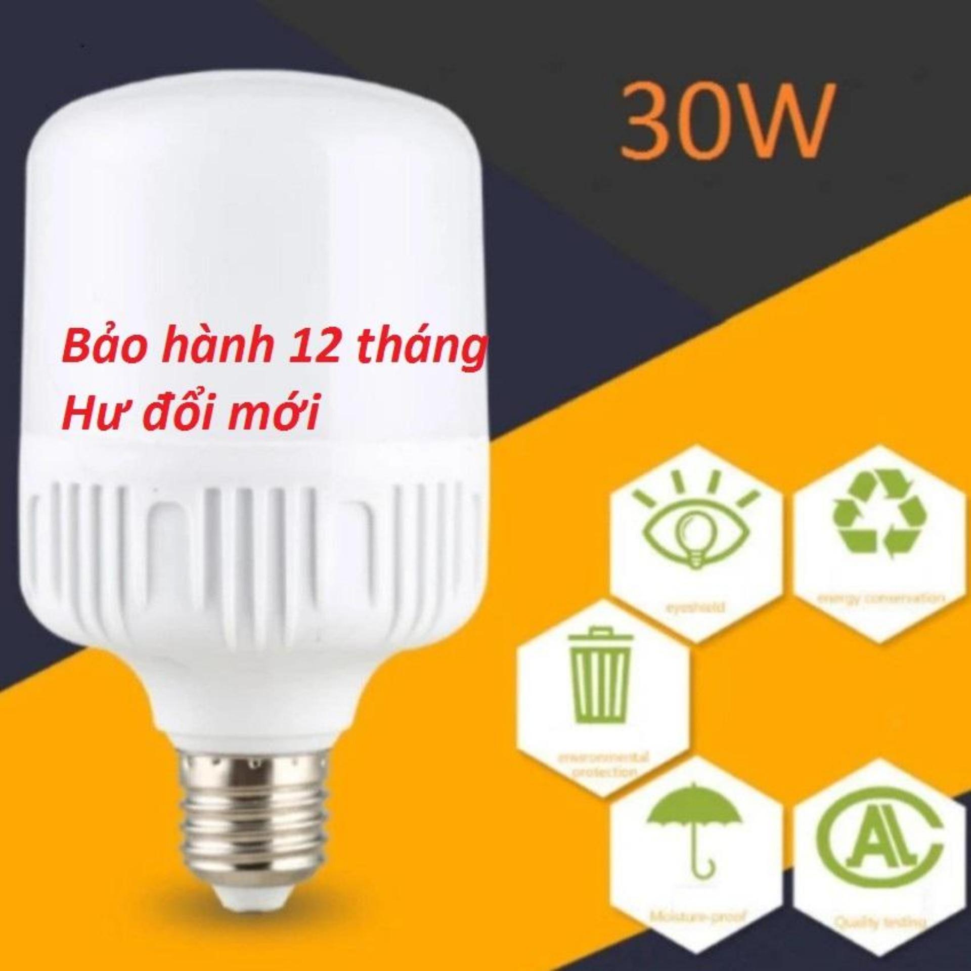 Bộ 2 bóng đèn Led 30W cao cấp ánh sáng Vàng