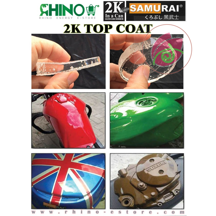 2K01 Sơn Xịt Samurai 2K01 sơn bóng trong suốt 2 thành phần