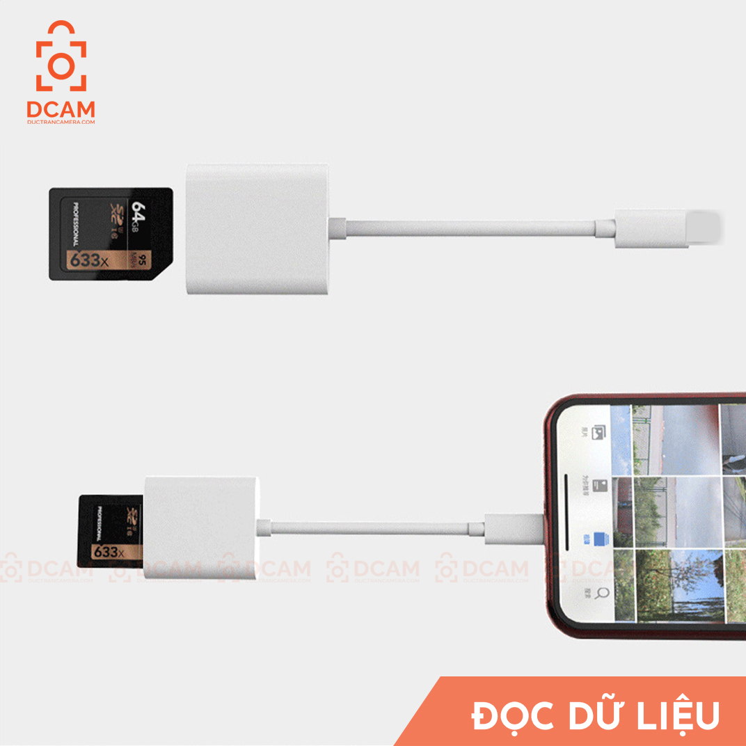 THIẾT BỊ ĐỌC THẺ SD CHO IPHONE, IPAD, IPOD