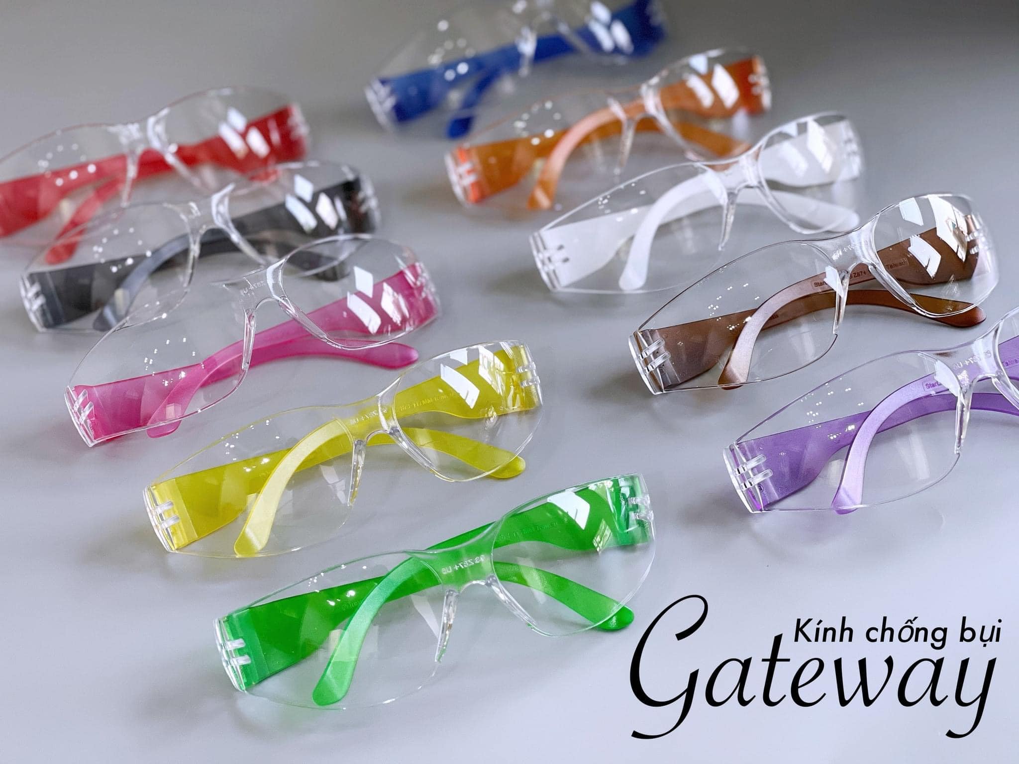 Mắt kính Gateway chống bụi cho bé, người lớn.