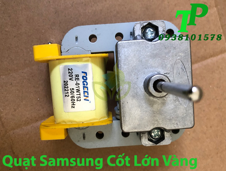 Quạt Tủ Lạnh Samsung Cốt Lớn Màu Vàng