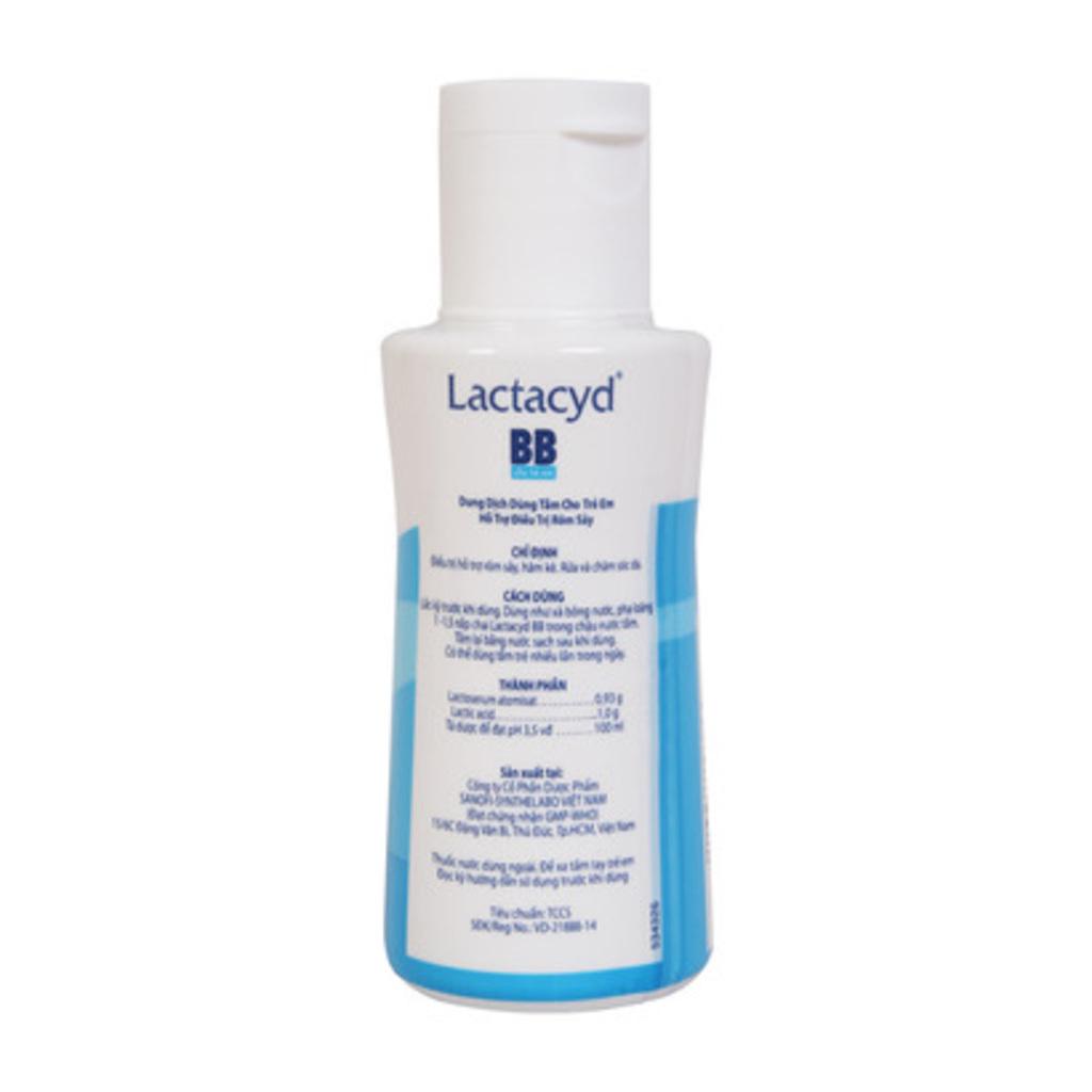 Sữa Tắm Chống Rôm Sảy Sanofi Lactacyd Bb 250Ml