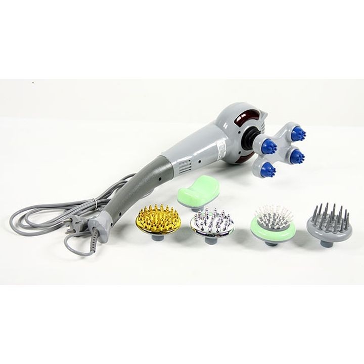 Máy mát-xa cầm tay 7 đầu Magic King Massage (Xám)