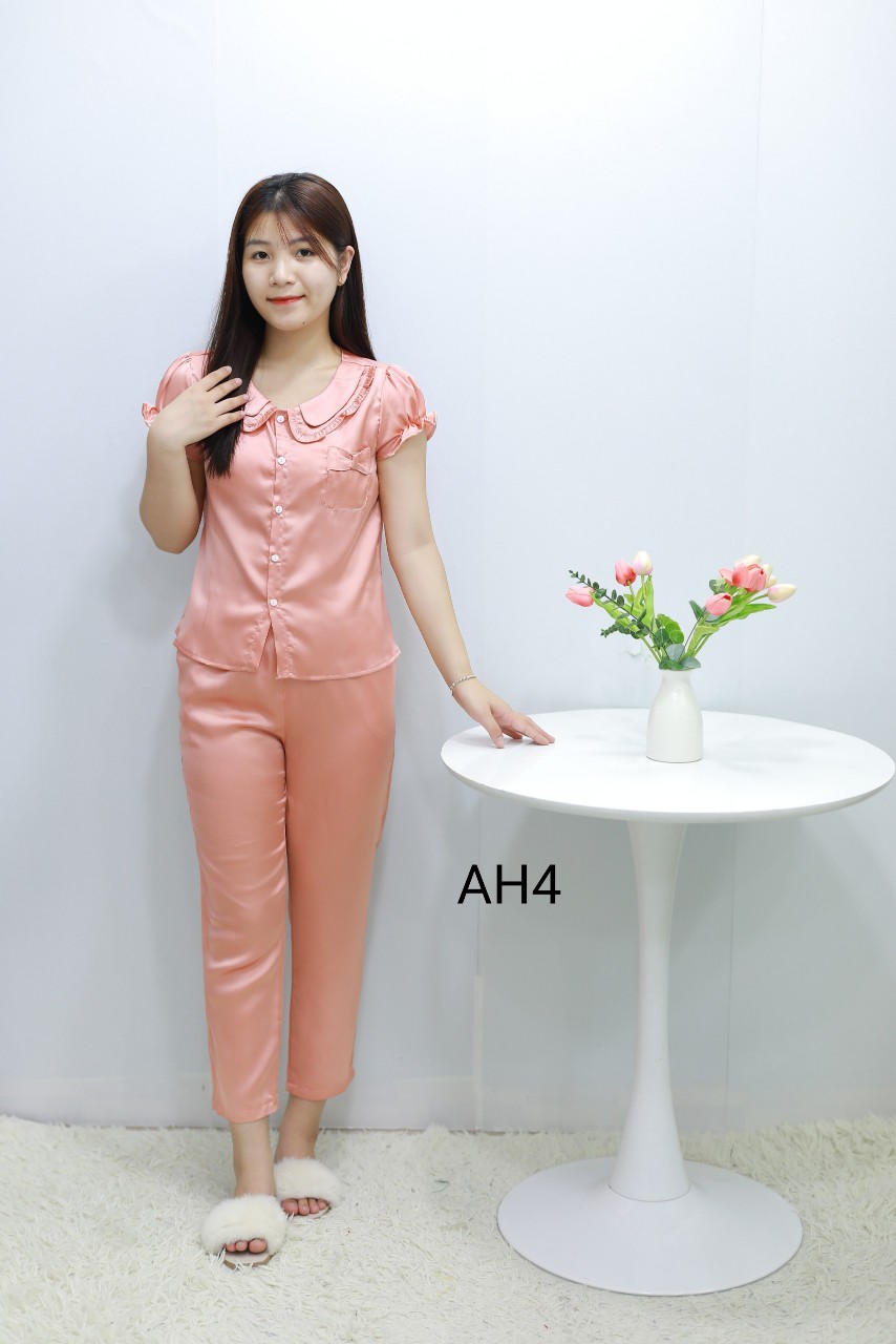 Quần Áo Mặc Nhà, Đồ Bộ Nữ, Bộ Đồ Chất Liệu Lụa Mềm Mại, Đẹp