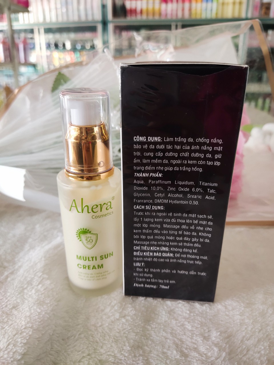 Kem chống nắng AHERA Multi sun Cream 70ml