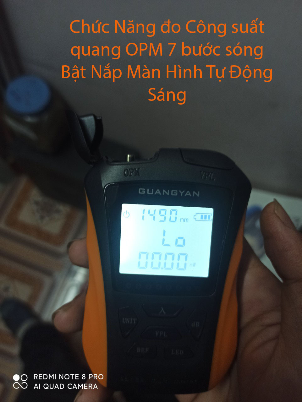 Máy đo công suất quang 5in1 Deep Light G8