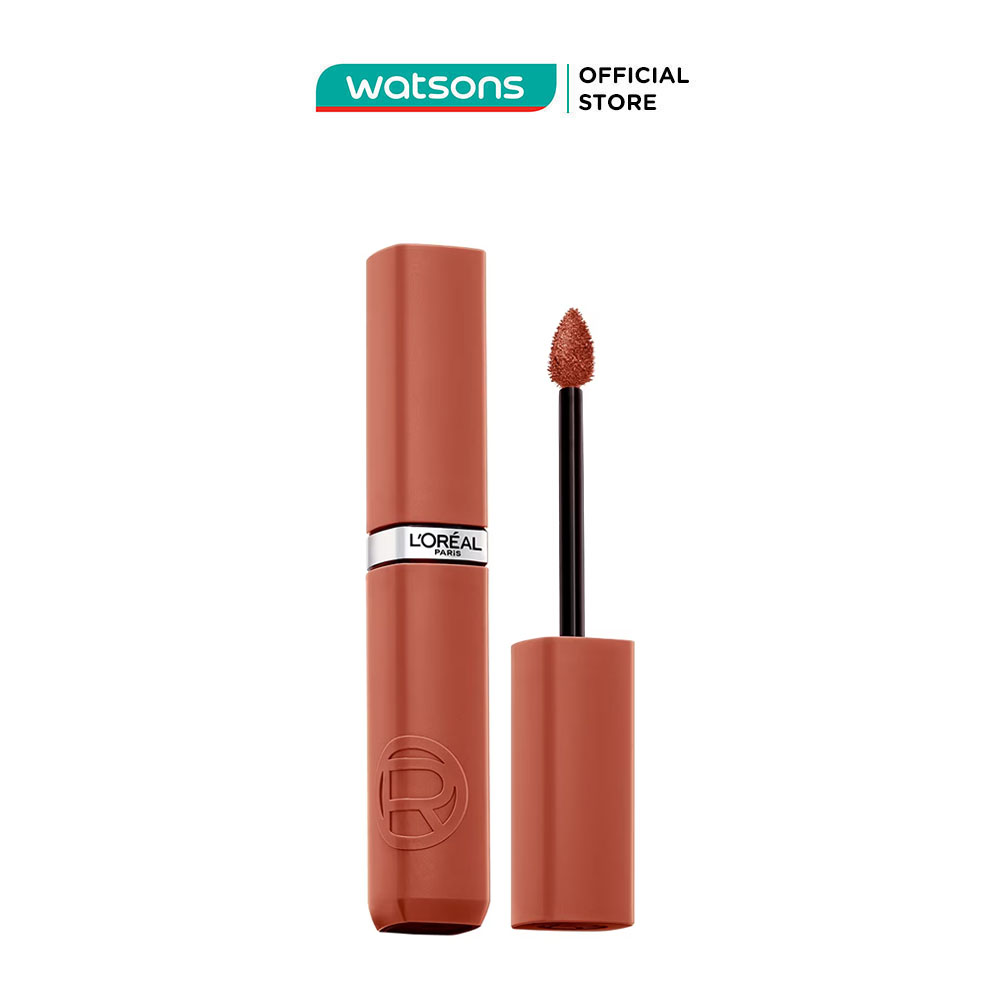 Son Kem L'oreal Paris Infallible Matte Resistance 5ml.#210 Tropical Vacay Cam Hồng Đào