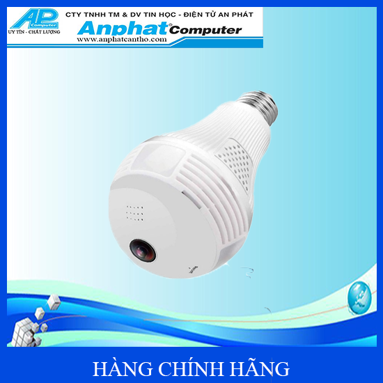 Camera ip wifi cố định trong nhà yoosee ltvr96 2.0mpx dạng bóng đèn, sử dụng phần mềm v380 pro