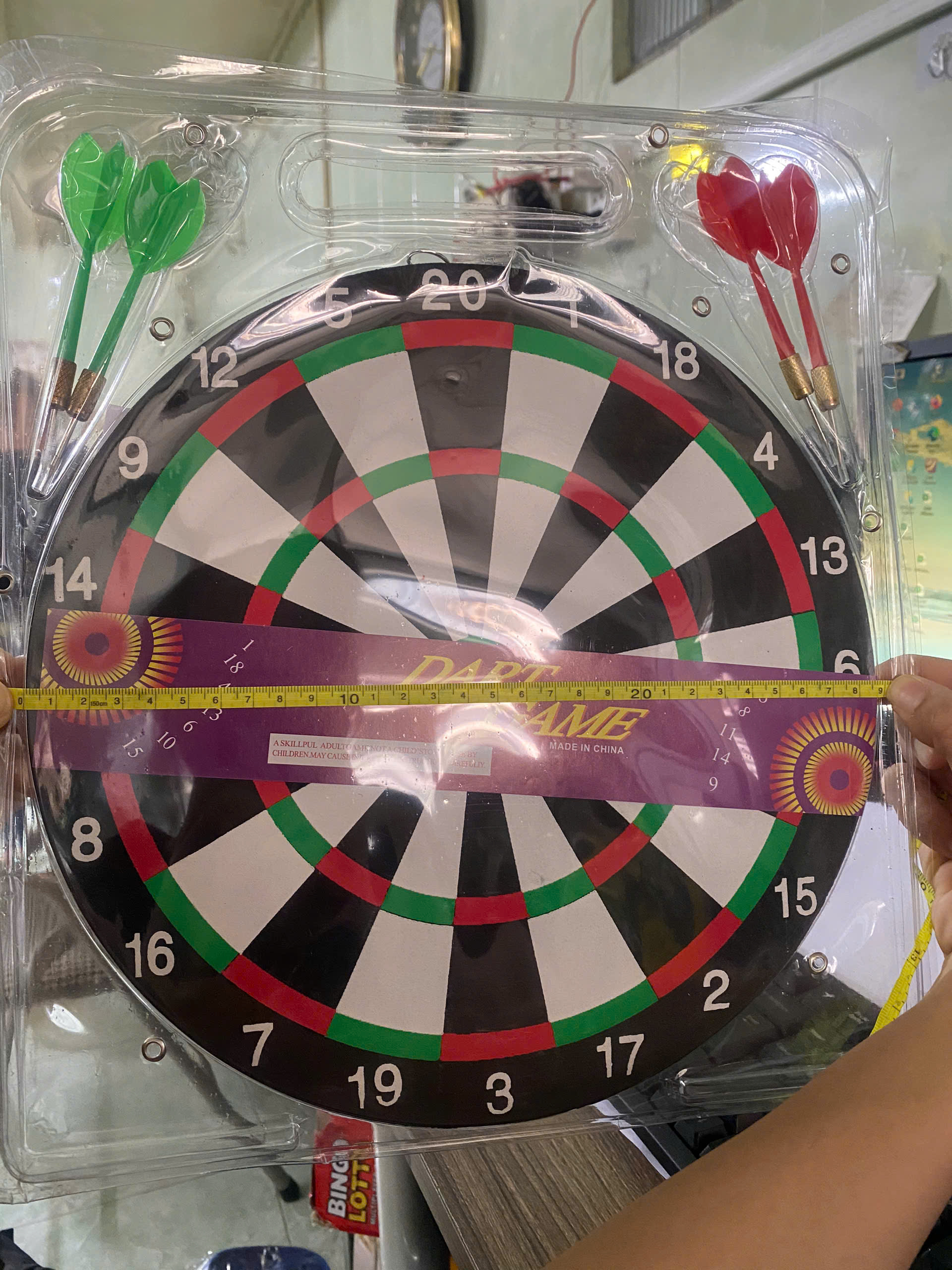 PHÓNG PHI TIÊU - KỀM 4 PHI TIÊU - ĐƯỜNG KÍNH 28CM