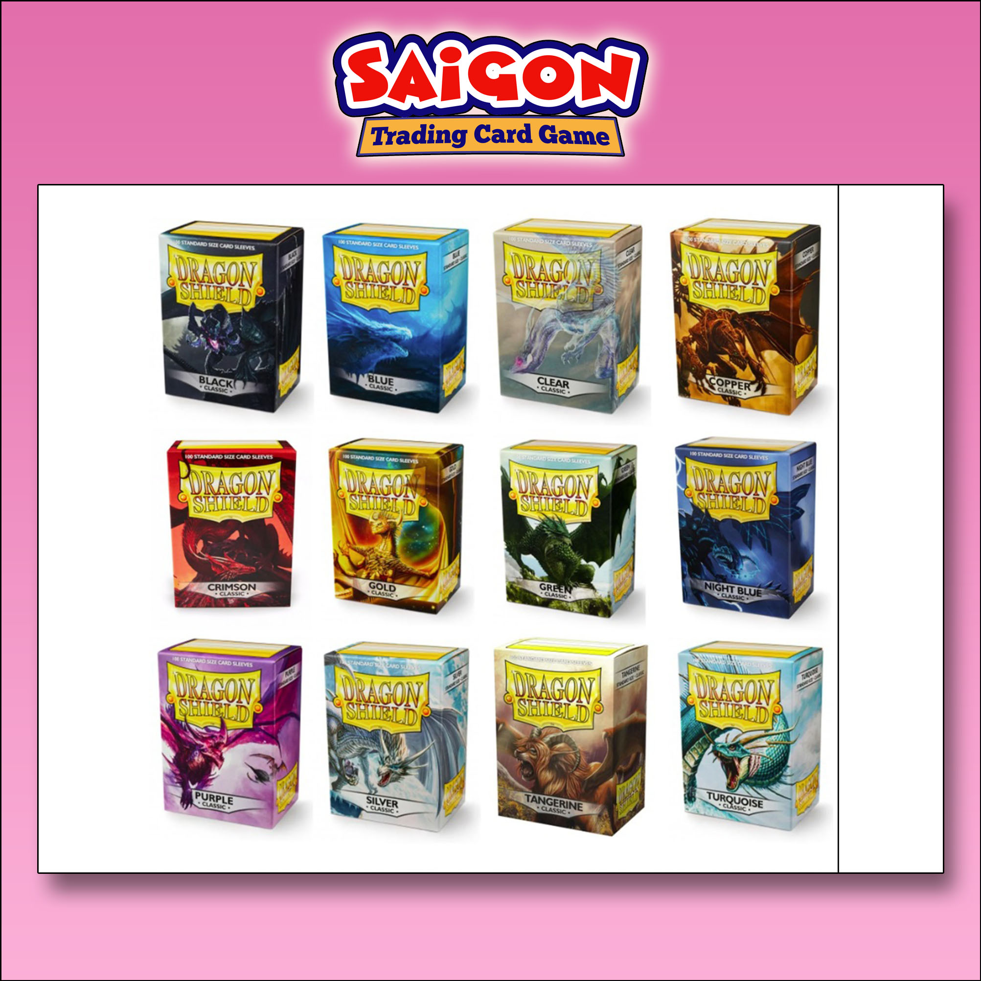 Dragon Shield Standard Size Classic Sleeve - Box of 100