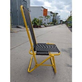 Ghế Xếp Lưới Lò Xo Lưng Cao 2 Mảnh ko giãn( lạ lạ )
