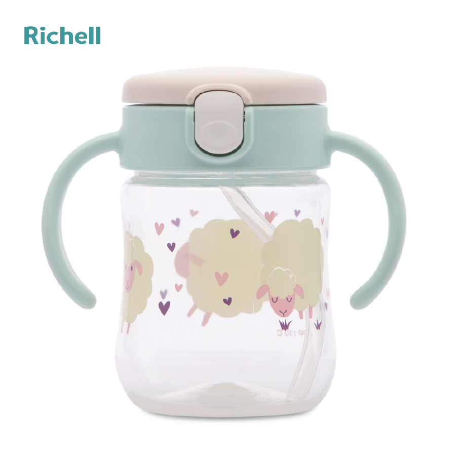 CỐC ỐNG HÚT MUGOOD RICHELL XANH NHẠT