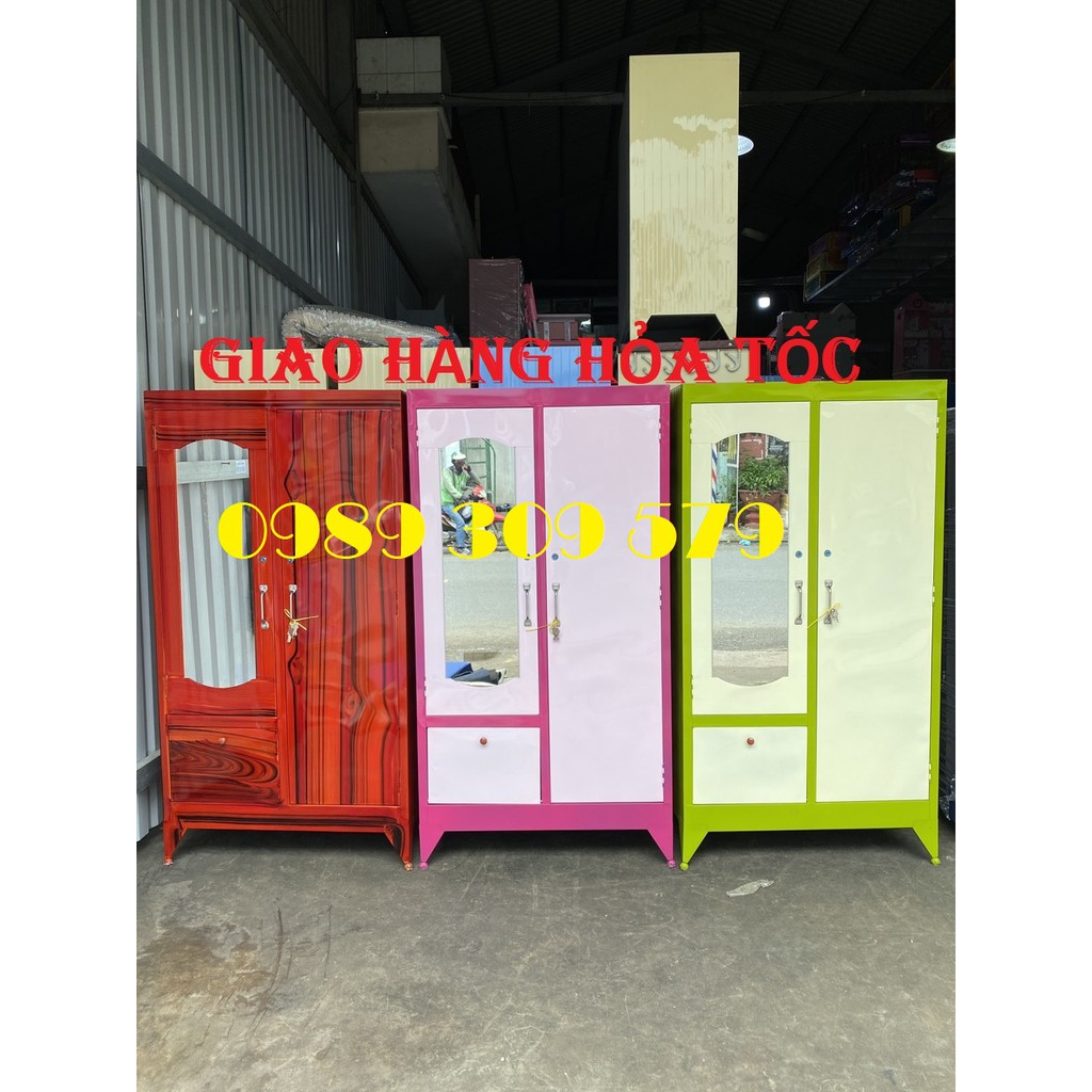 [HCM]TỦ SẮT 2 CỬA CAO 1M8 X NGANG 90CM  HCM