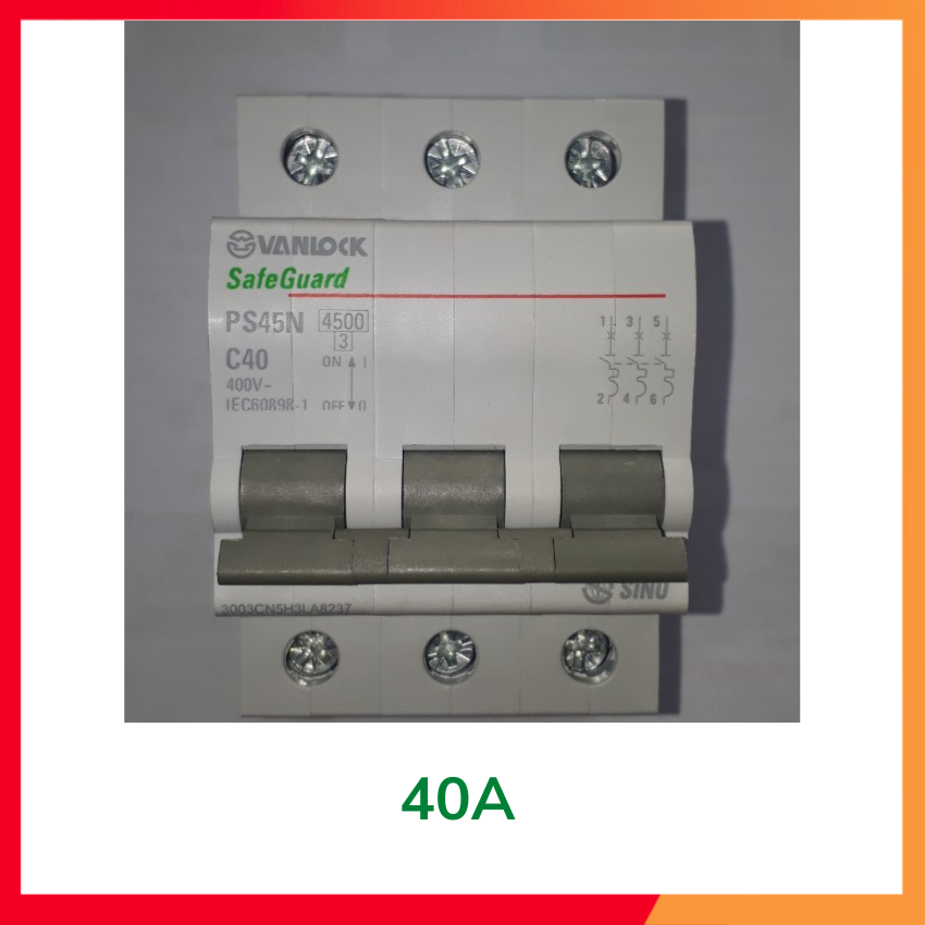 CB 3PHA (Aptomat) sino vanlock từ 20A tới 100A