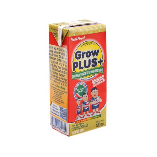 Sữa bột pha sẵn Nutifood Growplus đỏ 180ml