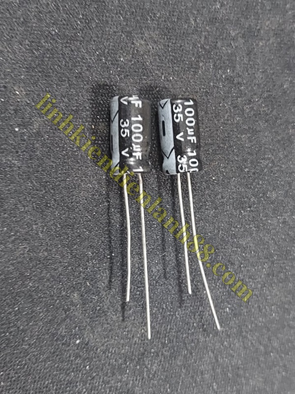 10 Cái Tụ hóa 100uf 35v mới !