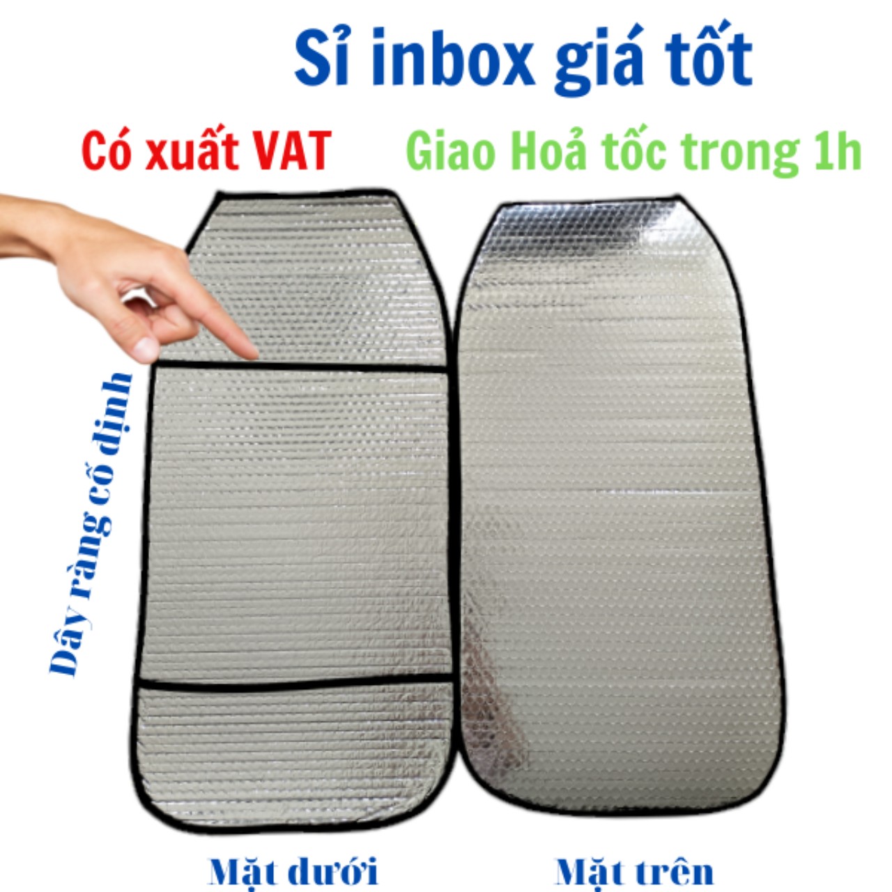 [HCM]Tấm che yên xe máy kích thước lớn che phủ hết yên xe [2 mặt bạc 37cmx77cm]