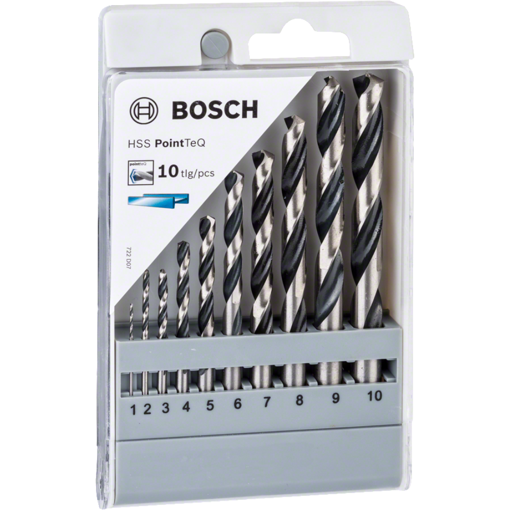 Bộ mũi khoan Bosch HSS PointTeQ chống ăn mòn