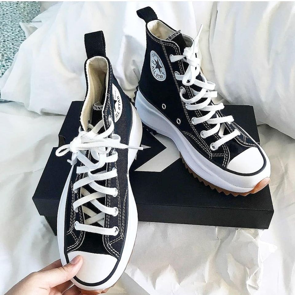 Giày Converse 1970s Run Star Hike High Black ( Tặng túi converse + bill+ tất)