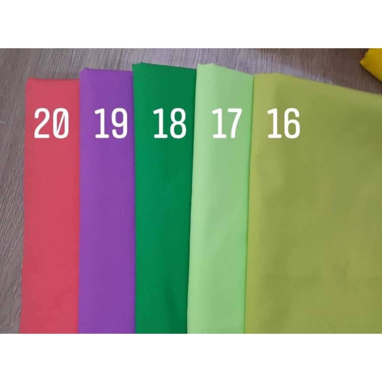 Vải thô màu trơn khổ 1m5. 1m