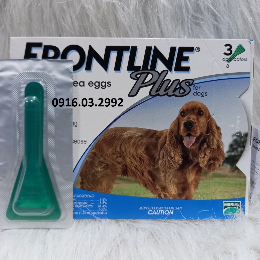 Nhỏ gáy  ve rận cho chó Frontline