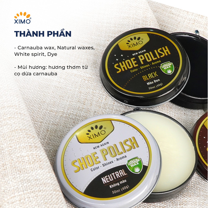 Xi Đánh Giày Dạng Sáp Cao Cấp Ximo 50 mil