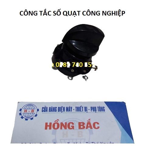 01 Công tắc số quạt công nghiệp