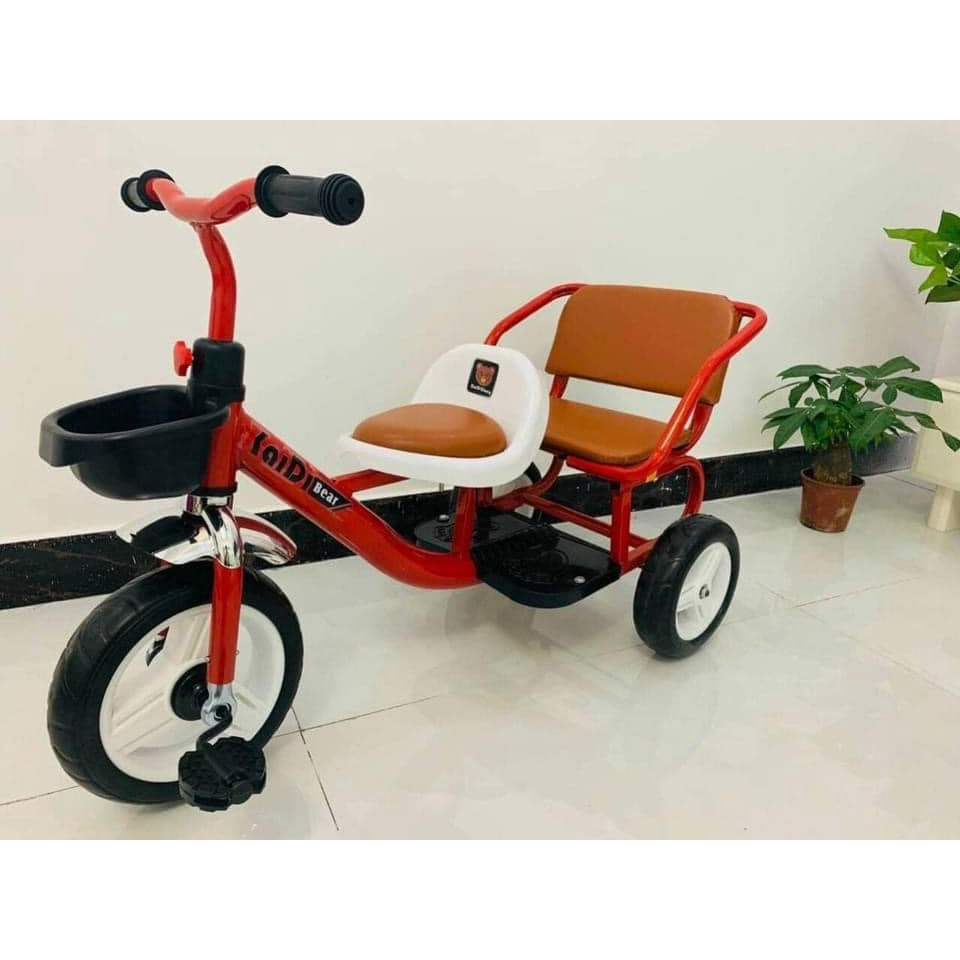 [FREESHIP] Xe đạp xích lô xe đạp đôi cho bé 2 - 7 tuổi ( ảnh thật )