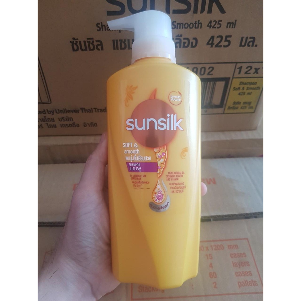 Dầu gội đầu Sunsilk mềm mượt Thái Lan