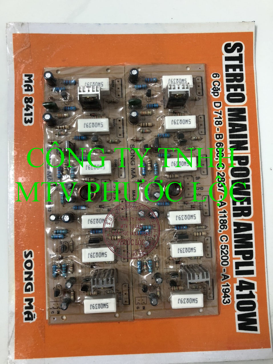 MẠCH AMPLY CÔNG SUẤT 12 SÒ 410W