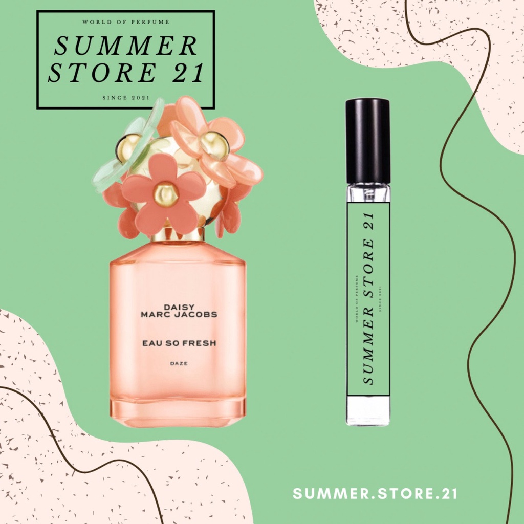 Nước hoa nữ marc jacobs daisy eau so fresh daze edt - 5𝘮𝘭/10𝘮𝘭