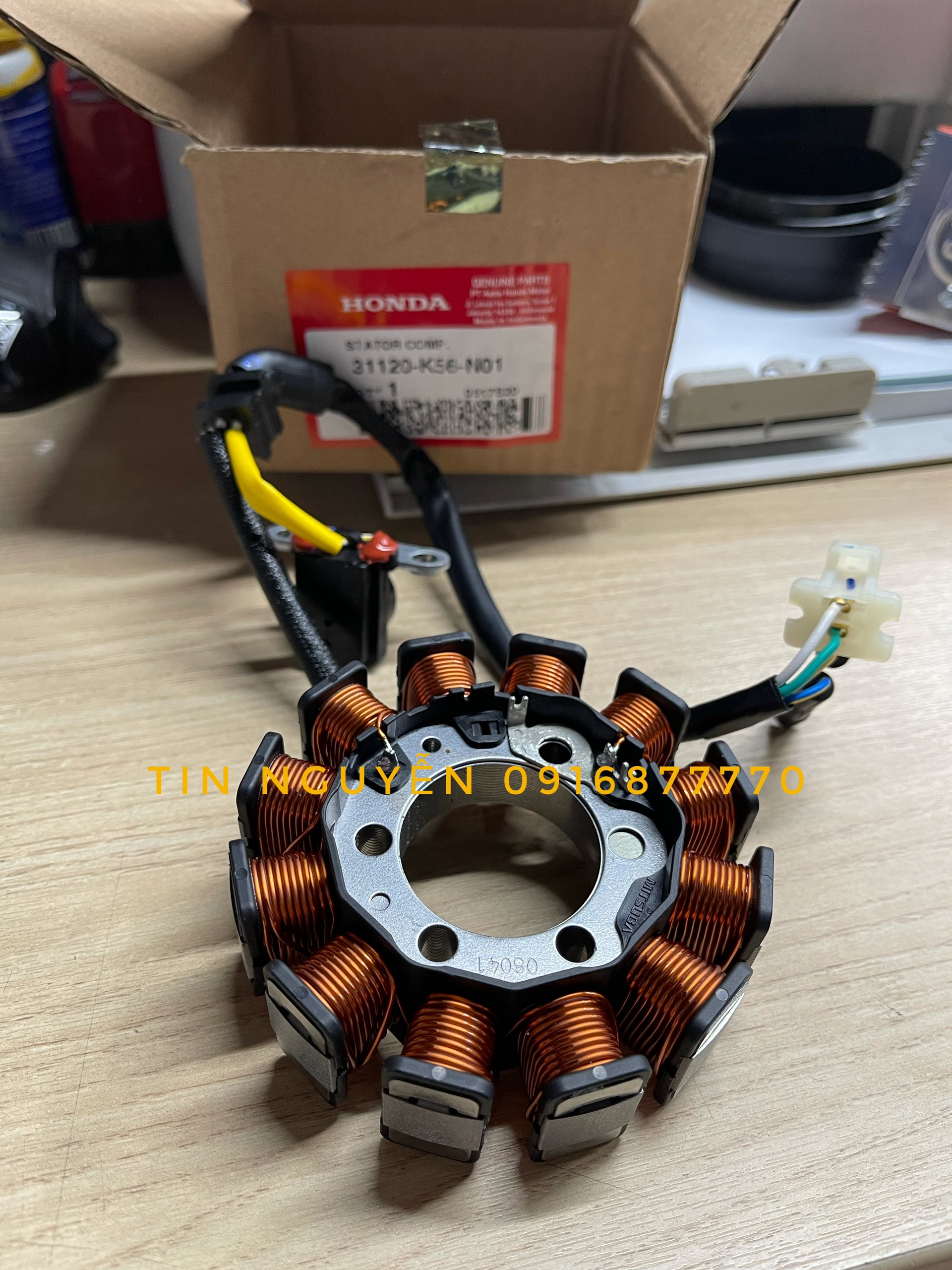 Mâm lửa/ cuộn lửa winner/ sonic 150/ gtr 150 honda chính hãng