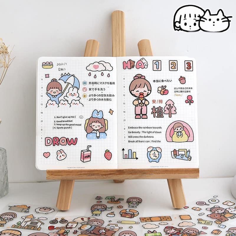 Hộp Sticker 100 Tấm