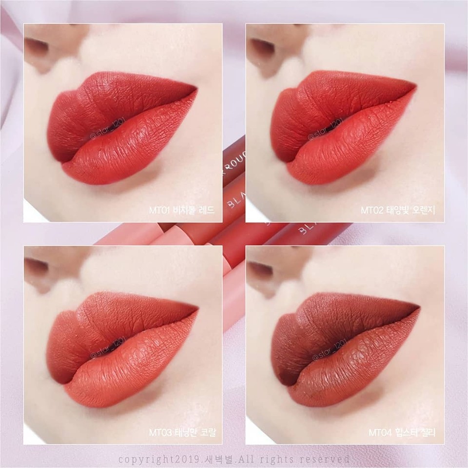☽ Son Kem Black Rouge Power Proof Matte Tint