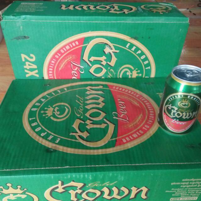 Bia Crown Xanh
