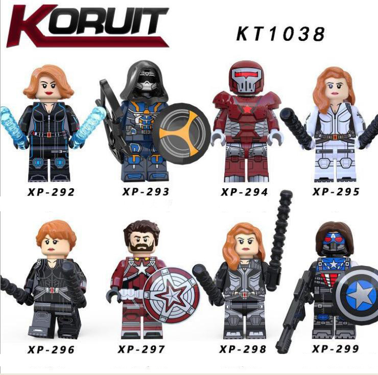 [HCM]Đồ chơi lắp ráp Minifigure nhân vật Marvel-BLack-Widow KT1038