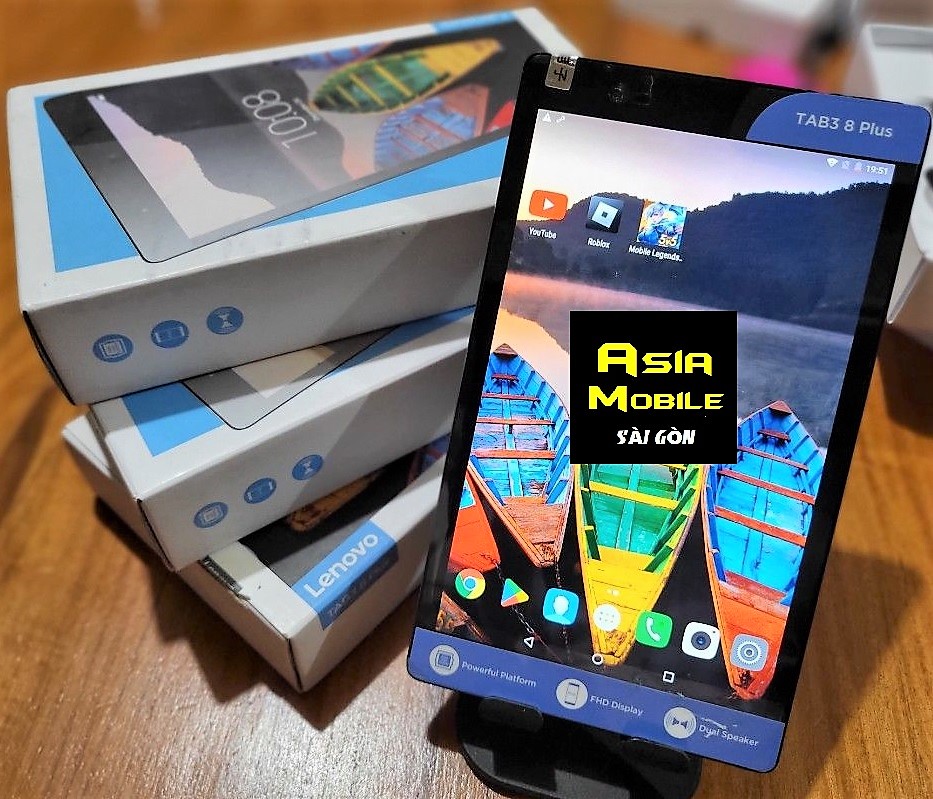 Máy Tính Bảng Lenovo Tab 3 8 Plus 8703N/X Full Box - Tặng Ốp Lưng (Chip 625 - Chơi Tốt Các Loại Games)