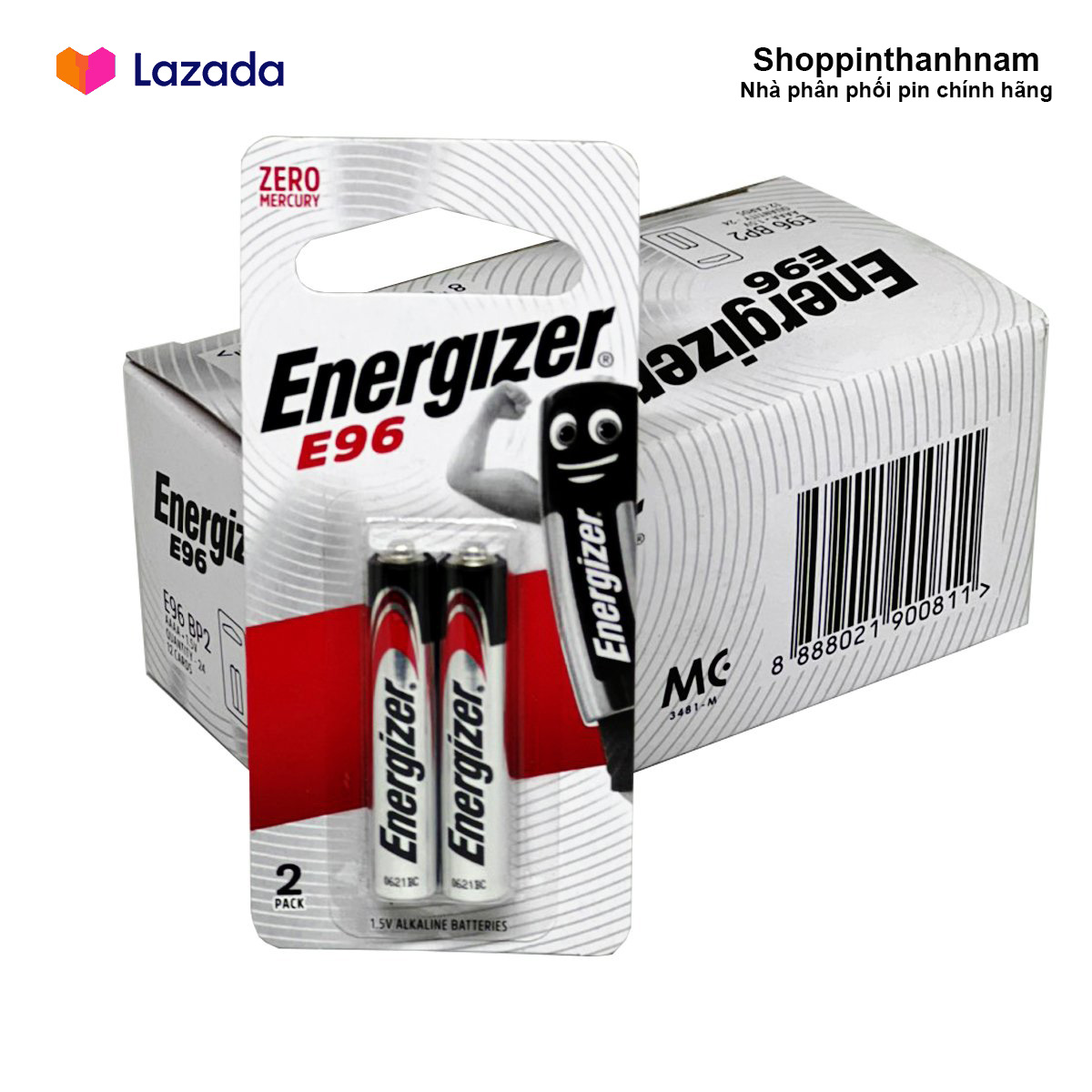 Pin AAAA ( Pin 4A ) Energizer - Vỉ 2 Viên Chính Hãng