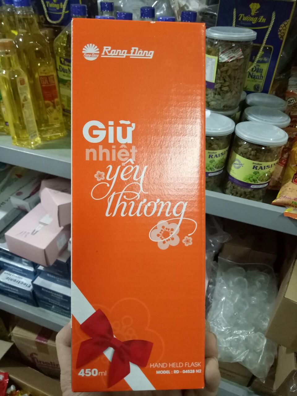 (XẢ KHO 5 NGÀY) Bình ủ Rạng Đông- Phích giữ nhiệt Rạng Đông- 450ml -