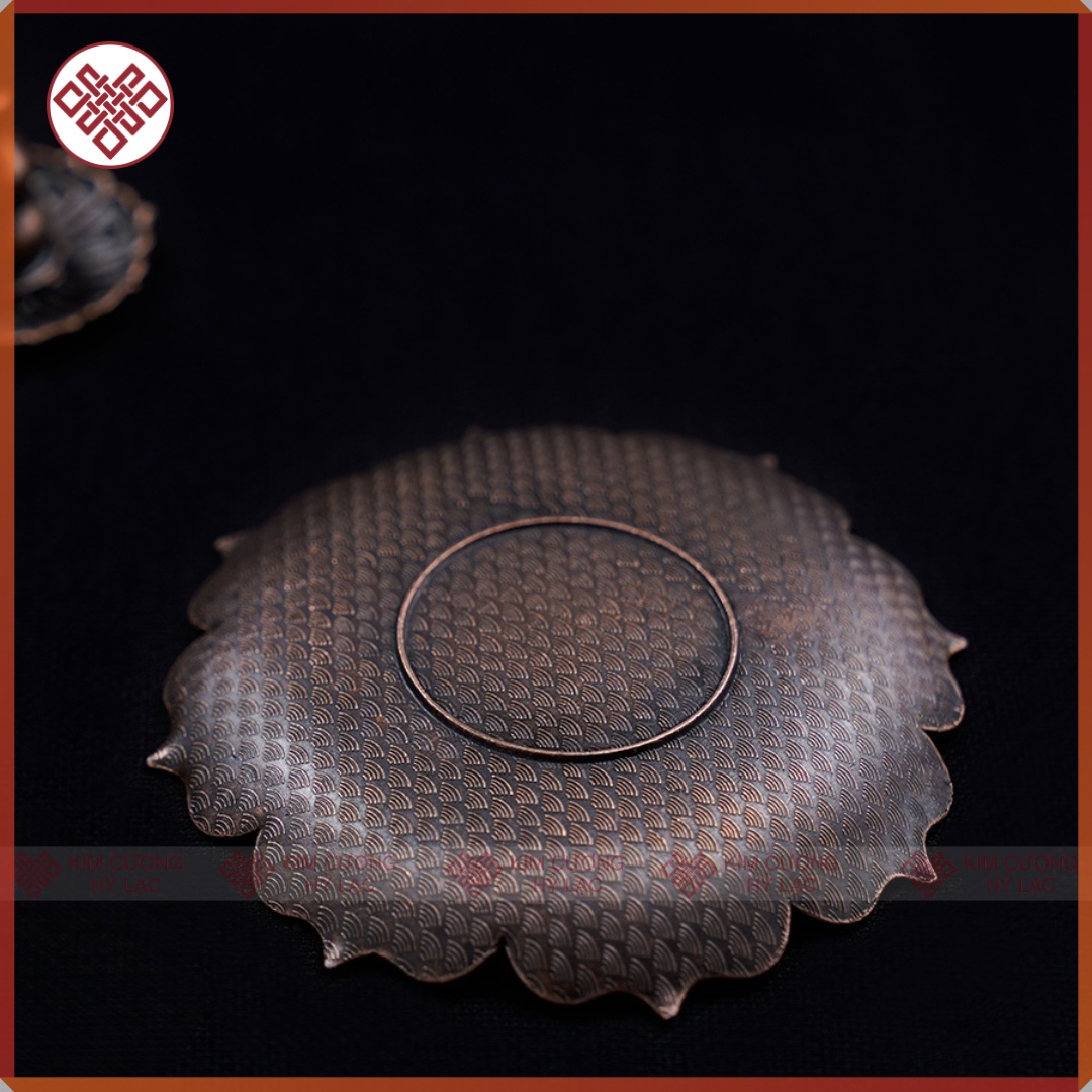 Đế Cắm nhang [Kim Cương Hỷ Lạc] hình hoa Sen