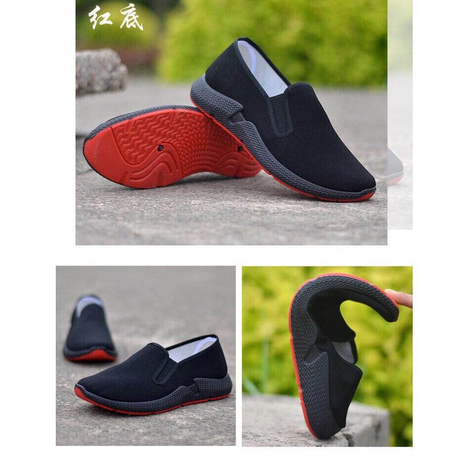 Giày lười nam GTT10 - Siêu êm - Vải thoáng