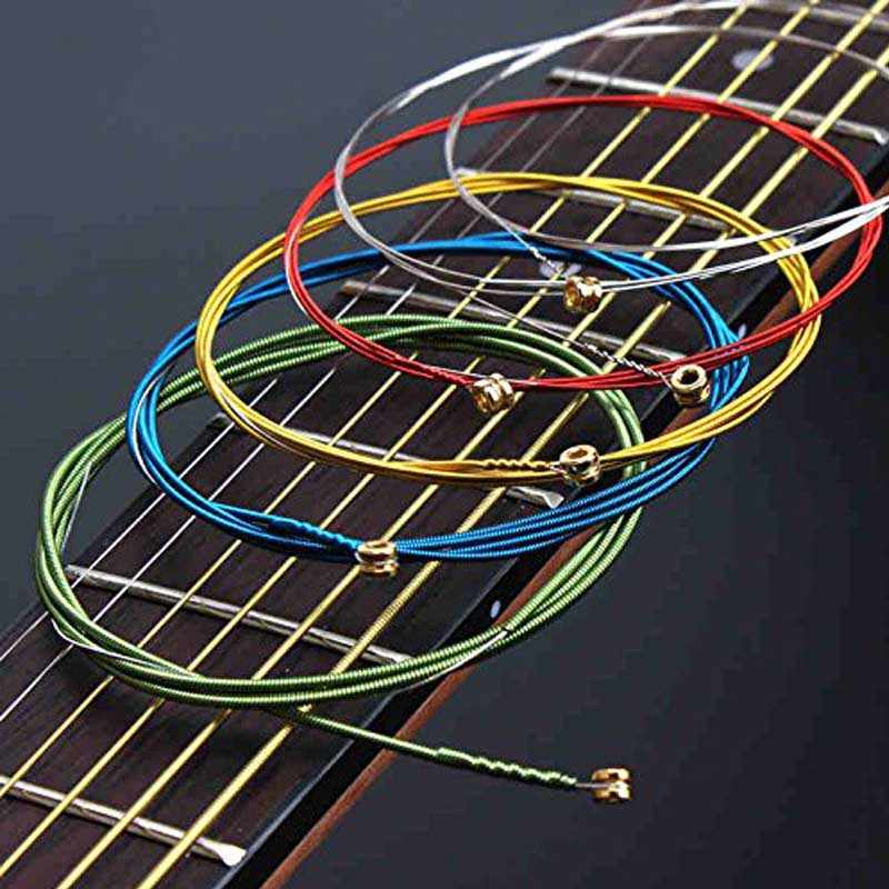 Bộ dây đàn guitar acoustic nhiều màu