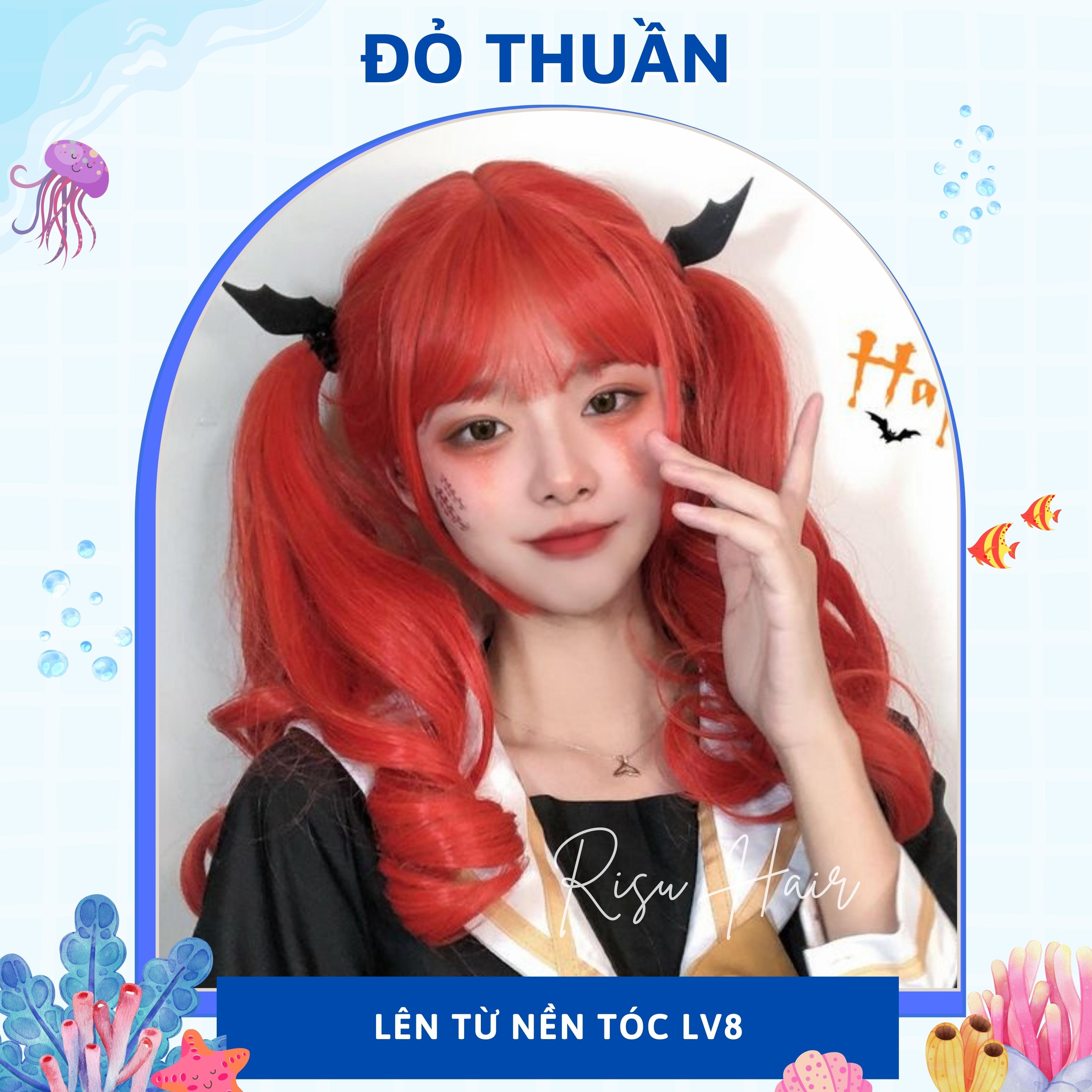 Thuốc Nhuộm Tóc Màu Đỏ Thuần - Risu Hair.