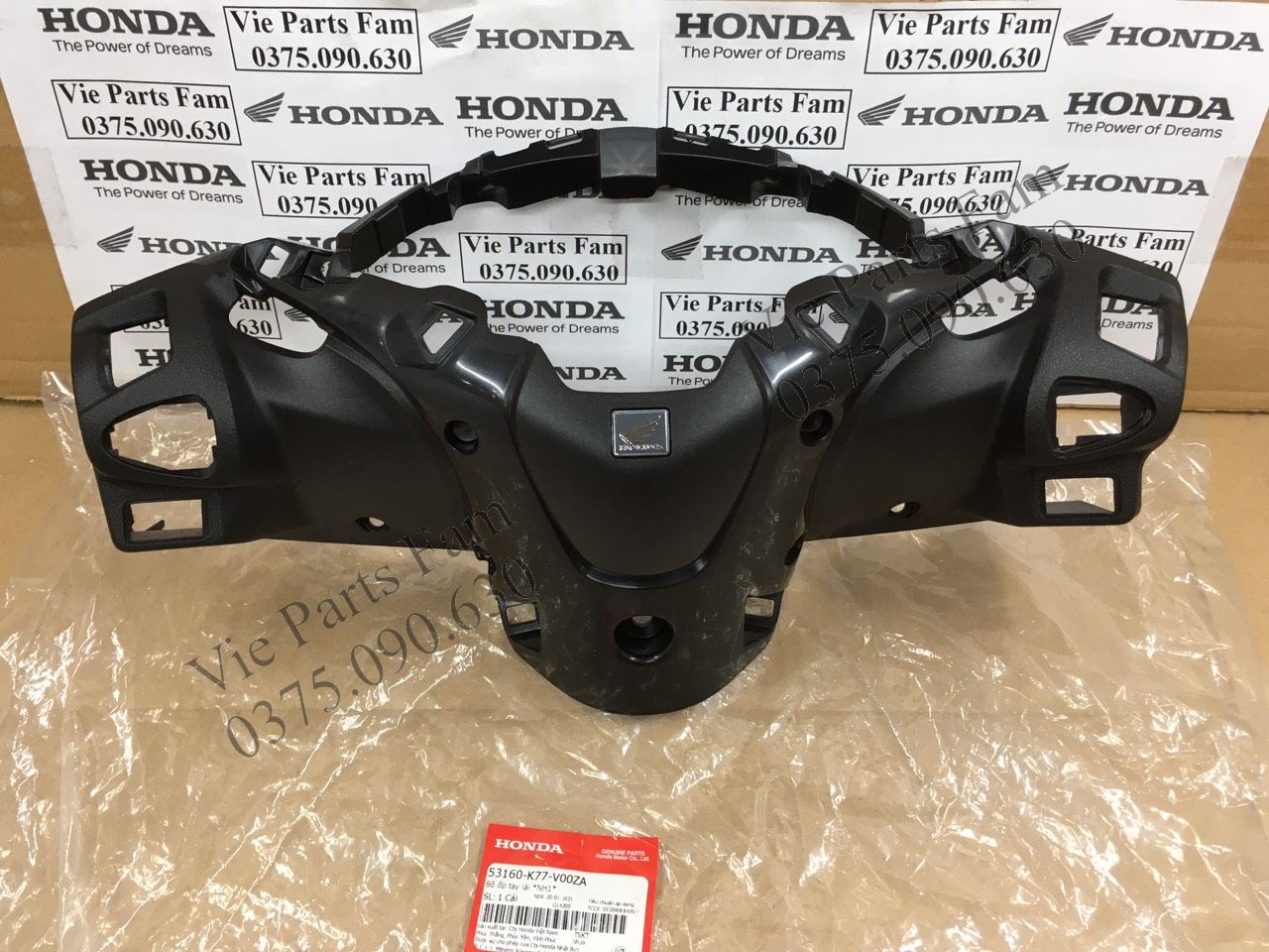 Nắp sau tay lái/ ốp đầu sau sh 2017 - 2019, chính hiệu honda motor vn