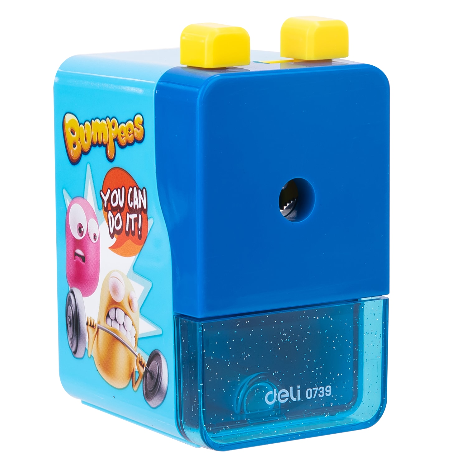 Gọt chì quay tay Deli - Xanh dương/Hồng - 1 chiếc - E0739