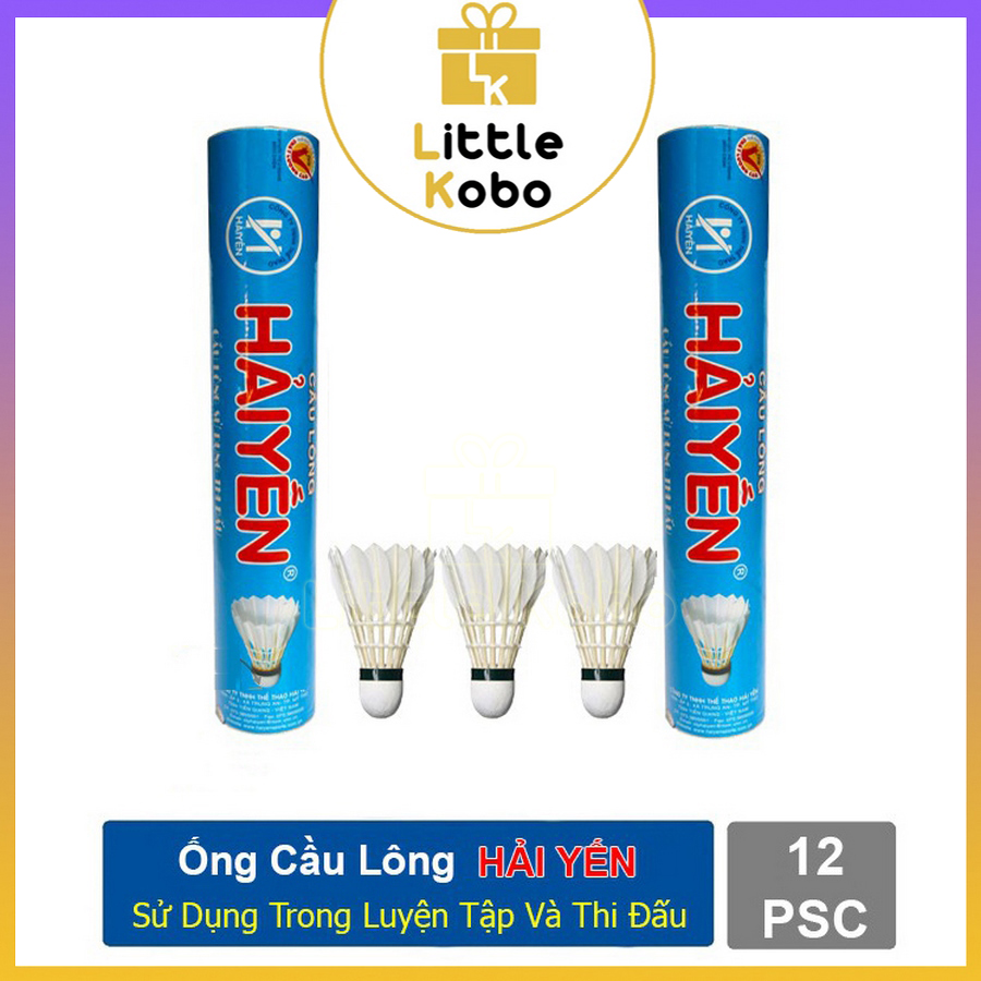 Ống cầu lông hải yến đen tím s70 12 trái chính hãng chất lượng cao 6 12 trái cầu lông dùng tập luyện thi đấu phụ kiện thể thao