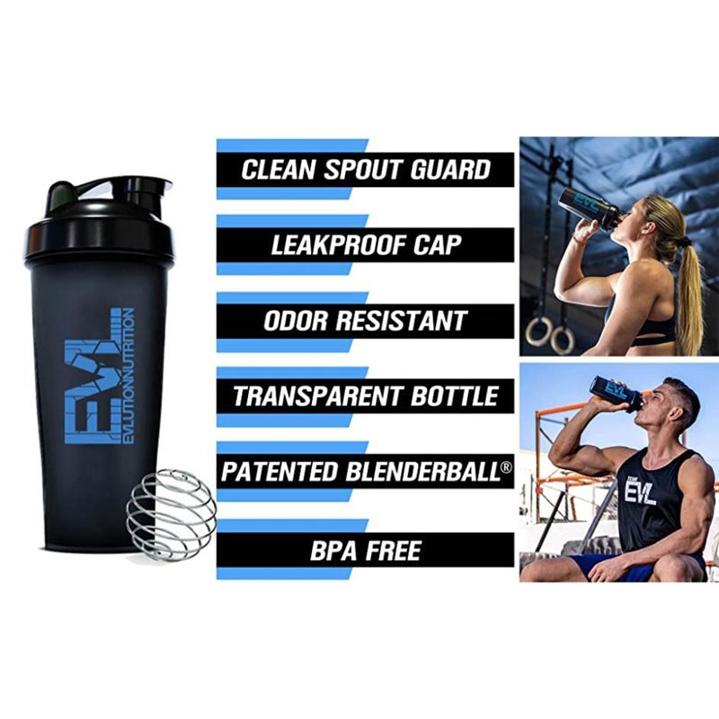 Bình Nước Shaker Nhựa Evolution 700ml Cực Đẹp