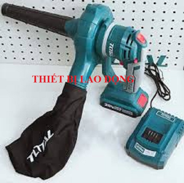 20V Máy thổi bụi pin Li-ion Total TABLI2001 + 1 PIN VÀ 1 SẠC 20V Ba tốc độ:10000/12500/18000min THIẾT BỊ LAO ĐỘNG